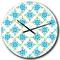 Designart 'Retro Ornamental Pattern I Mid-Century Modern Wall Clock